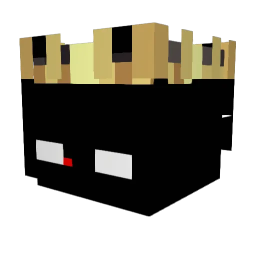 Czedo Minecraft avatar head, 3D render