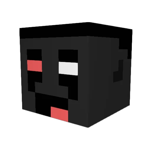 Czesc2 Minecraft avatar head, 3D render