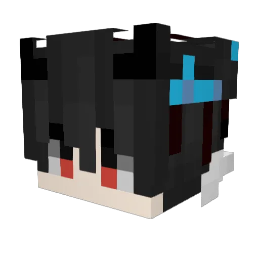 Czesi021 Minecraft avatar head, 3D render