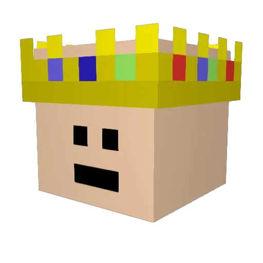 Czesio360 Minecraft avatar head, 3D render