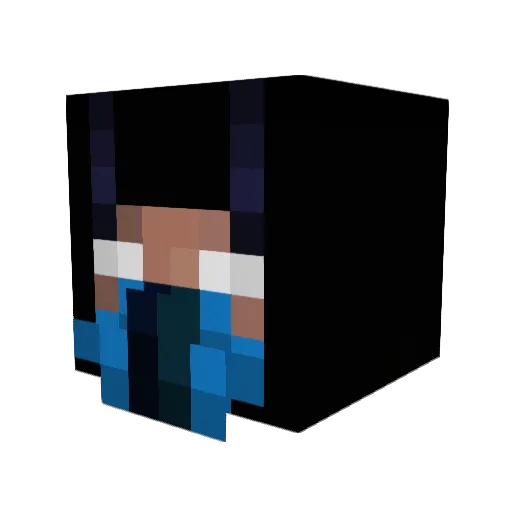 Czevo Minecraft avatar head, 3D render