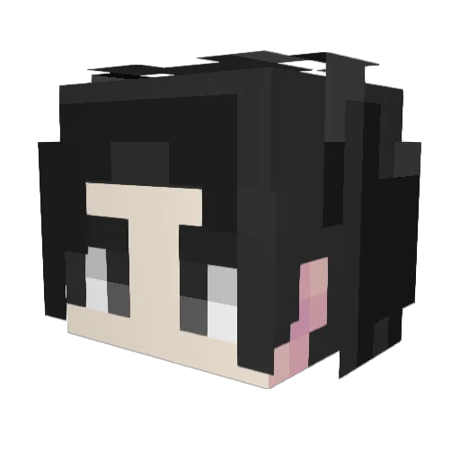 Czxgj Minecraft avatar head, 3D render