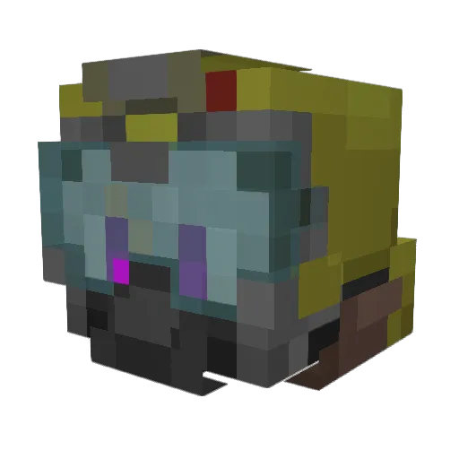 D00MSLAYERR Minecraft avatar head, 3D render