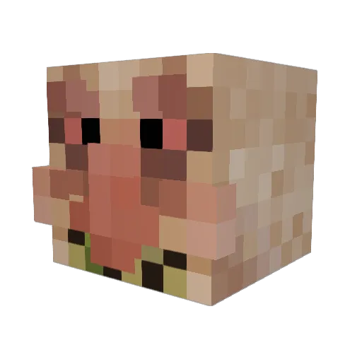D00MZ_ Minecraft avatar head, 3D render