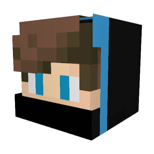 D00m_Blade_ Minecraft avatar head, 3D render