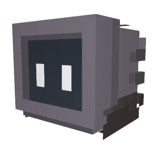 D0G00 Minecraft avatar head, 3D render