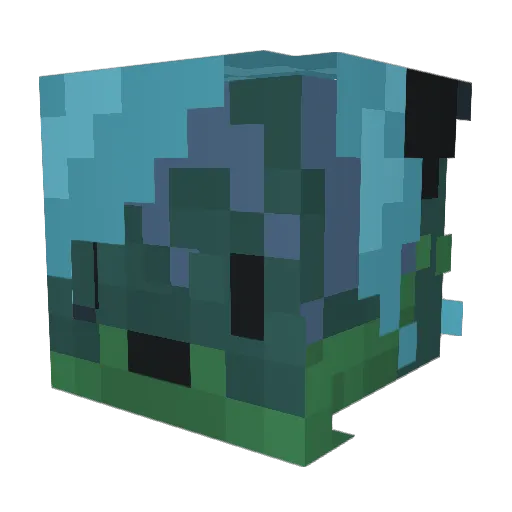 D0G4D0G Minecraft avatar head, 3D render