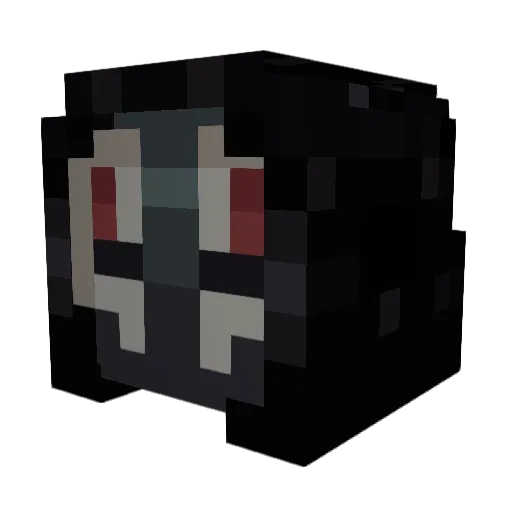 D0GEE10 Minecraft avatar head, 3D render