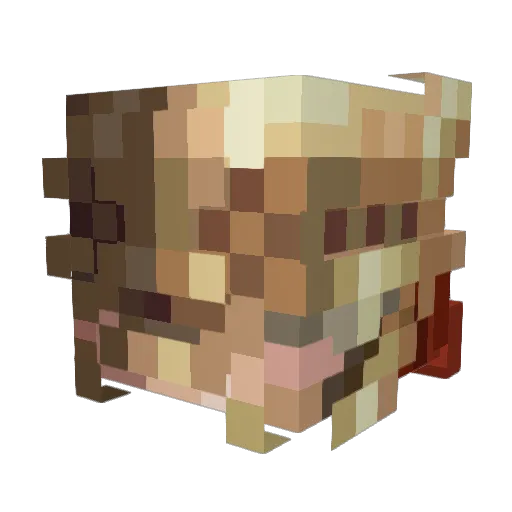 Minecraft-Avatar von D0GKILLER: Kopf als 3D-Render