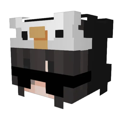 D0G_Whisperer Minecraft avatar head, 3D render