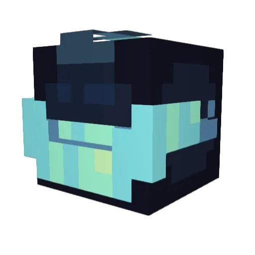 D0NT_you_DAR3 Minecraft avatar head, 3D render