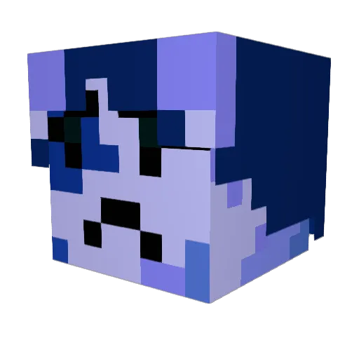 D0iTSainex Minecraft avatar head, 3D render