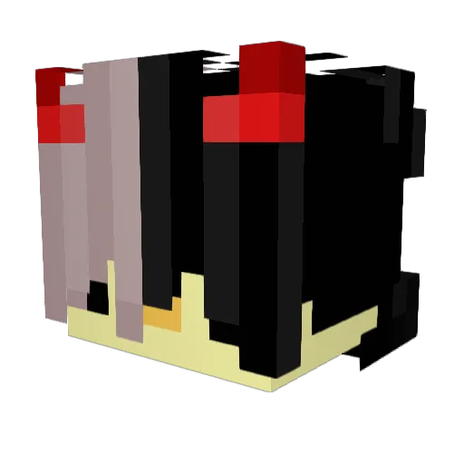 D0ja05 Minecraft avatar head, 3D render