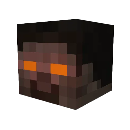 D0lm Minecraft avatar head, 3D render
