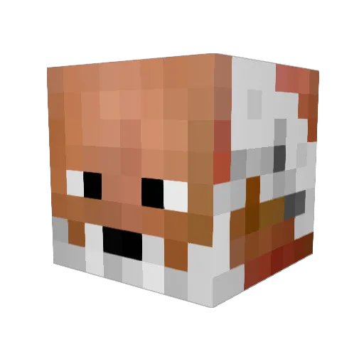 D0nPimpon Minecraft avatar head, 3D render