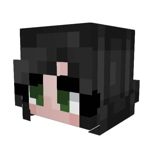 D0nutkitty Minecraft avatar head, 3D render