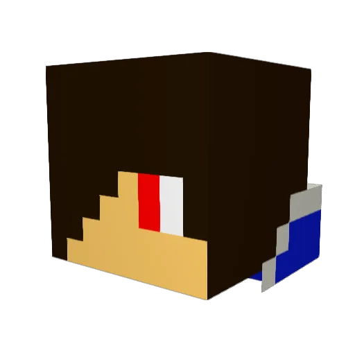 D0pe_F0T3P Minecraft avatar head, 3D render