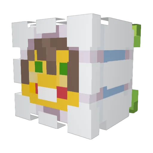 D0ssieh Minecraft avatar head, 3D render