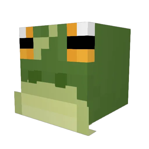 D0v4hkiinn Minecraft avatar head, 3D render