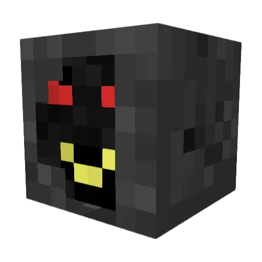 D11Churchkill42 Minecraft avatar head, 3D render