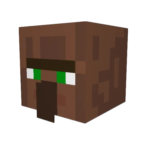D12DIRTBAG Minecraft avatar head, 3D render