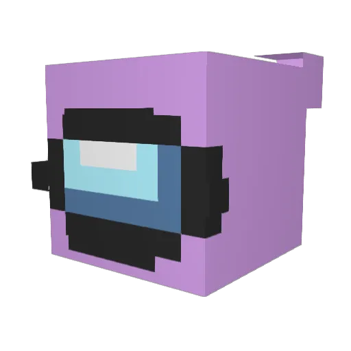 D1CK_SON Minecraft avatar head, 3D render