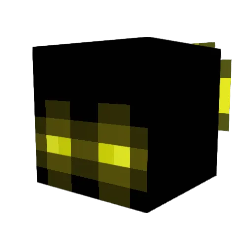 D1NAM1TA Minecraft avatar head, 3D render