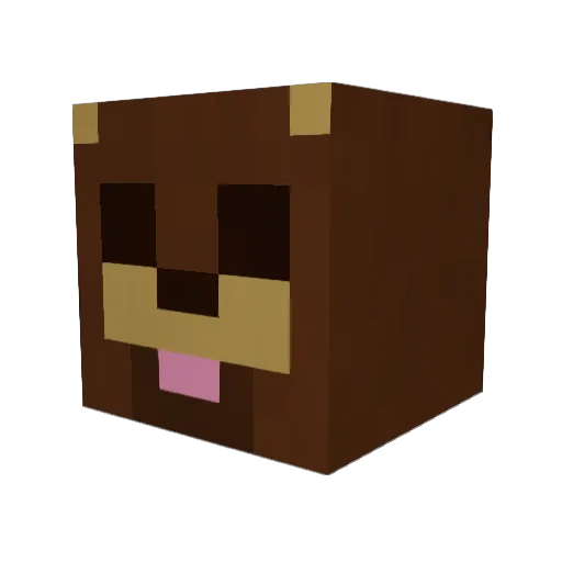 D1RtYDaN12 Minecraft avatar head, 3D render