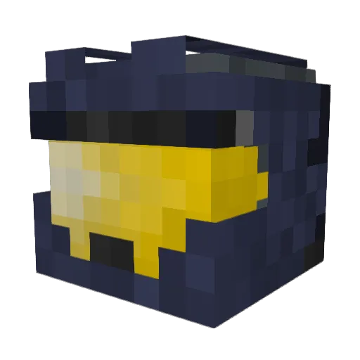 D1bble Minecraft avatar head, 3D render
