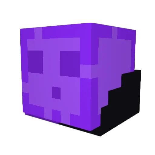 D1jir Minecraft avatar head, 3D render