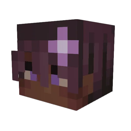D1m_D1m Minecraft avatar head, 3D render