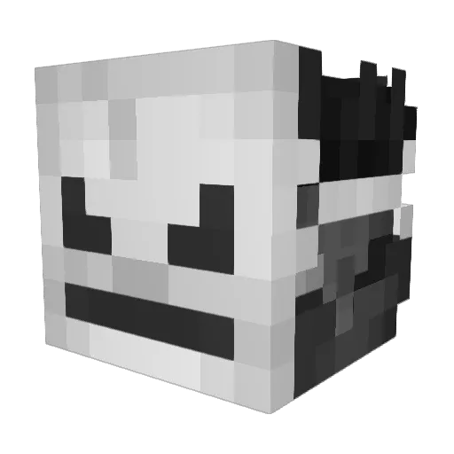 D1mber Minecraft avatar head, 3D render