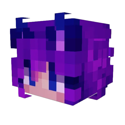 D1mitar1 Minecraft avatar head, 3D render