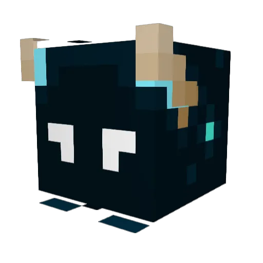 D1n0_Nuggies Minecraft avatar head, 3D render