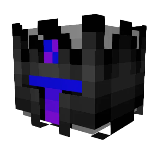 D1sintegration Minecraft avatar head, 3D render