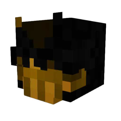 D1u1 Minecraft avatar head, 3D render