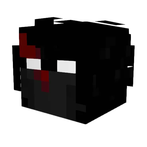 D2NIOR137 Minecraft avatar head, 3D render