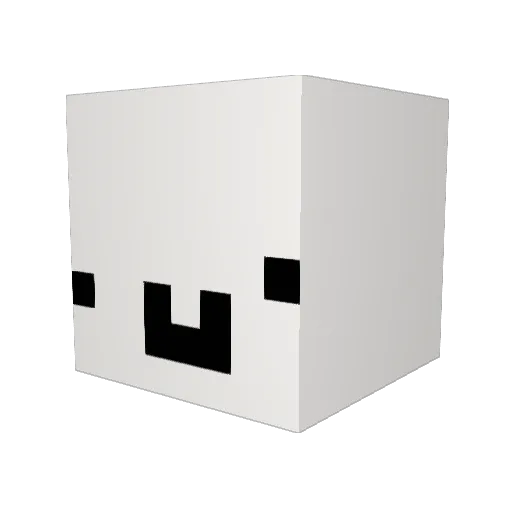 D2SoN Minecraft avatar head, 3D render