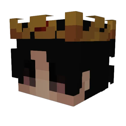 D2ddy Minecraft avatar head, 3D render