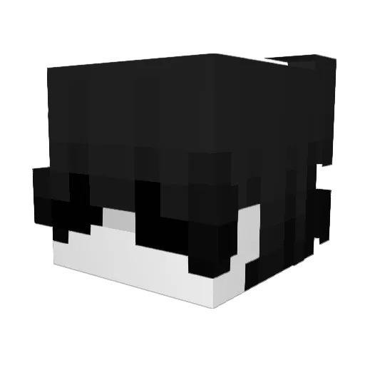 D2ed_The_Second Minecraft avatar head, 3D render