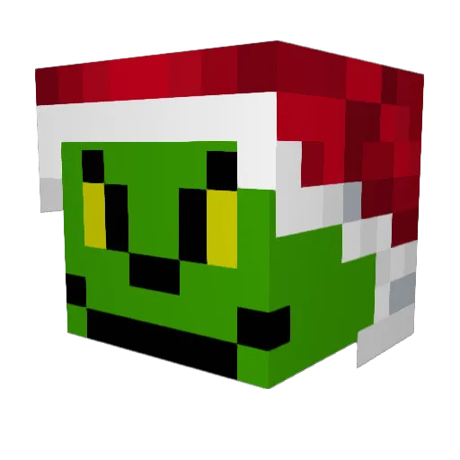 D2rock Minecraft avatar head, 3D render