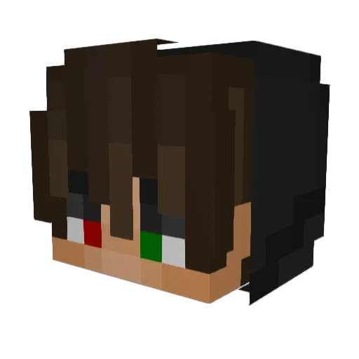 D33pZz Minecraft avatar head, 3D render