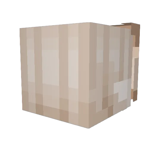 D34THF4NG Minecraft avatar head, 3D render