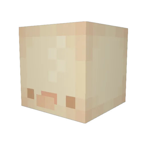 D3ATH951 Minecraft avatar head, 3D render
