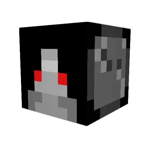 D3ATHG00N Minecraft avatar head, 3D render