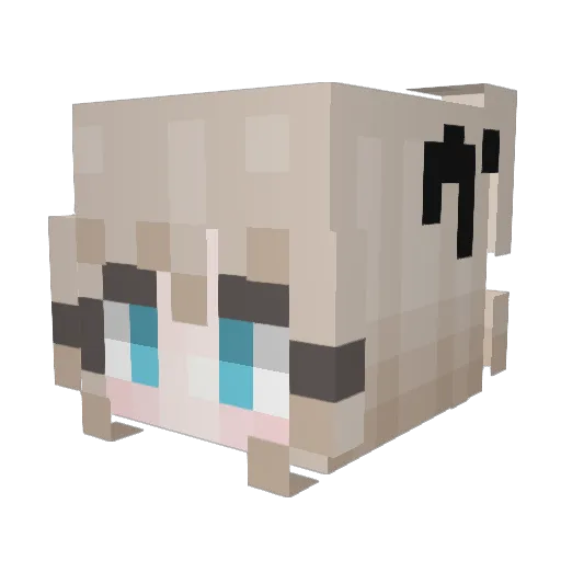 D3ATHXL Minecraft avatar head, 3D render