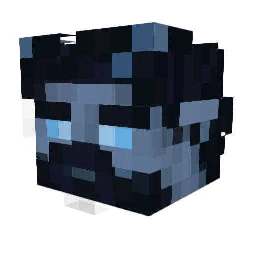 D3C3MB3R Minecraft avatar head, 3D render