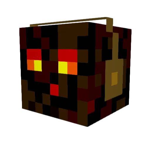 D3IMOZ Minecraft avatar head, 3D render