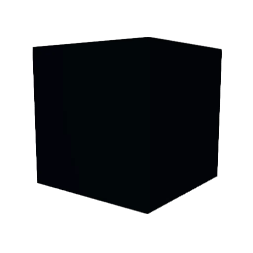 D3Ieted Minecraft avatar head, 3D render