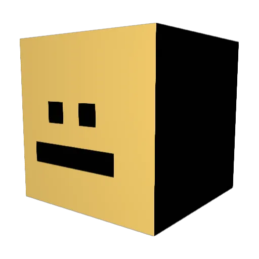 D3K4 Minecraft avatar head, 3D render